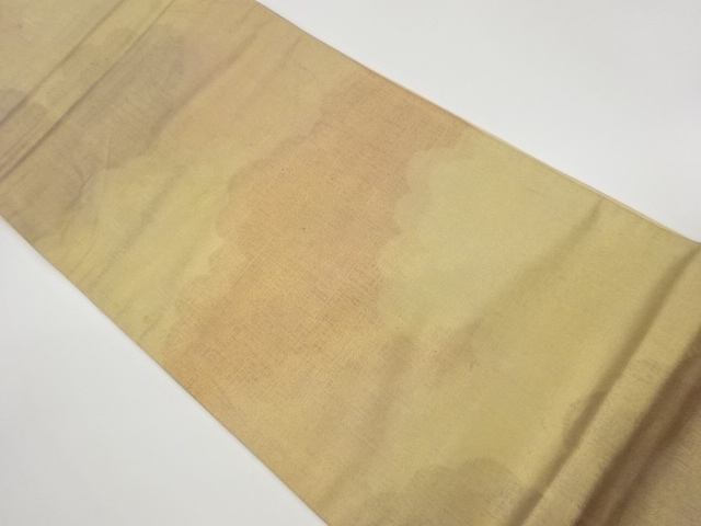 リサイクル　雲模様織出し全通袋帯